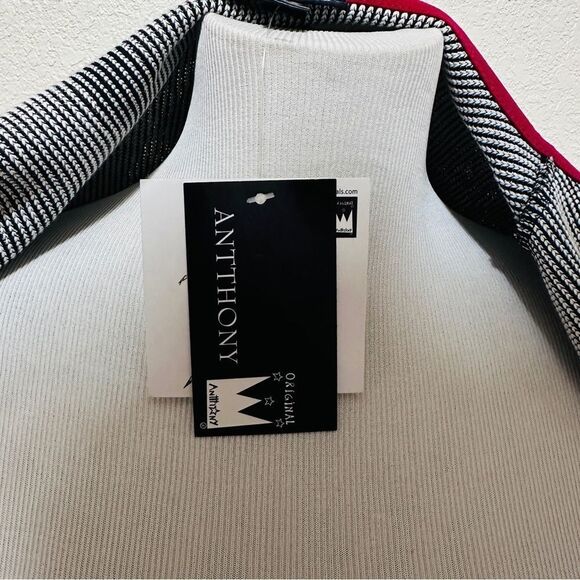 Antthony Knit Jacquard Duster Coat Navy Ivory- NWT - Picture 9 of 11